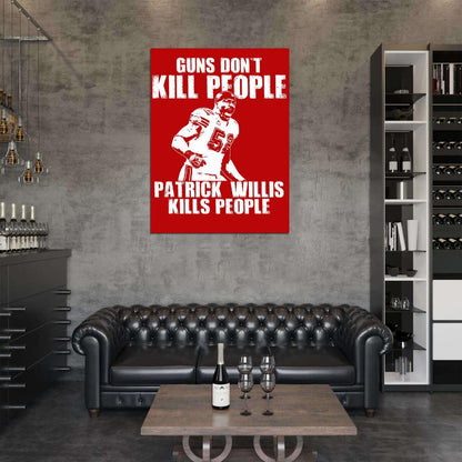 Patrick Willis Painting Art Football Sport Wall Art Print Poster