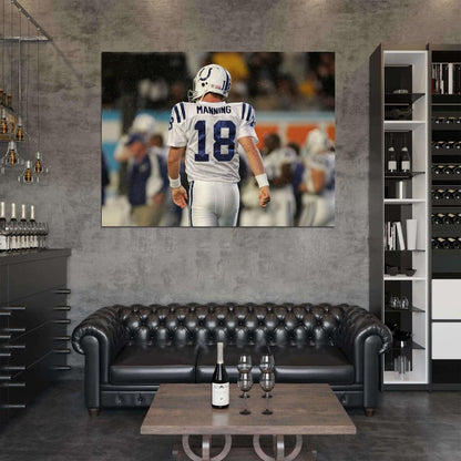 Peyton Manning Football Sport Wall Art Print Poster