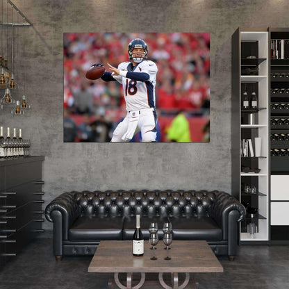 Peyton Manning Football Sport Wall Art Print Poster
