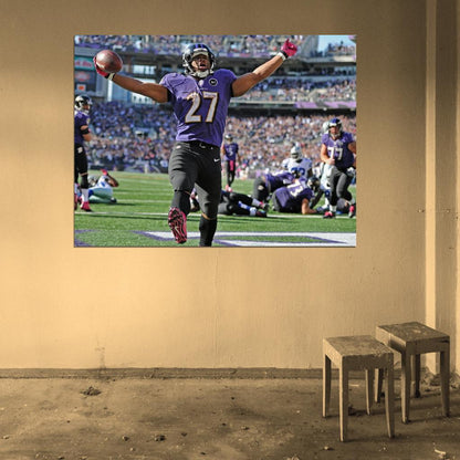 Raymell Mourice Rice Football Sport Wall Art Print Poster