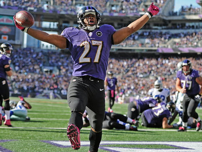 Raymell Mourice Rice Football Sport Wall Art Print Poster