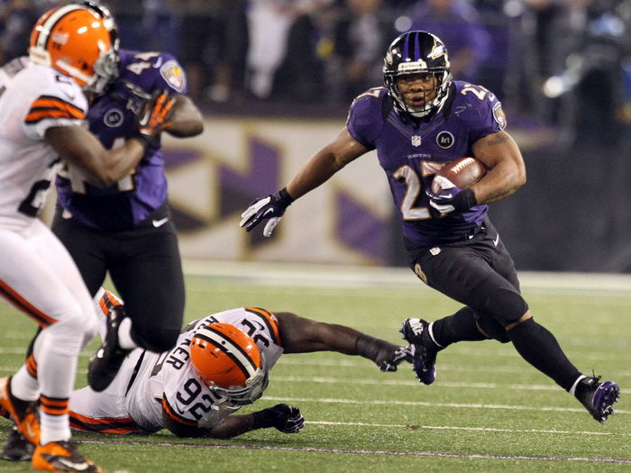 Ray Rice Running Football Sport Wall Art Print Poster