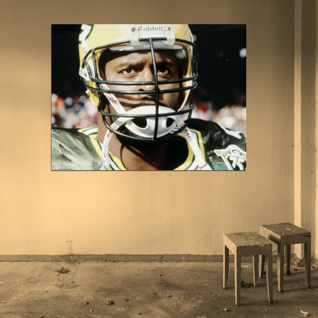 Reggie White Football Sport Wall Art Print Poster