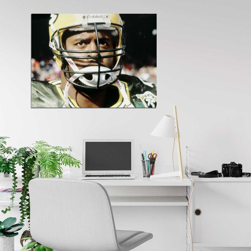 Reggie White Football Sport Wall Art Print Poster