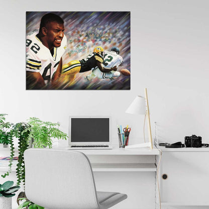 Reggie White Signature Art Football Sport Wall Art Print Poster