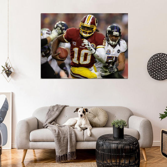 Robert Griffin III Washington Redskins Football Sport Wall Art Print Poster
