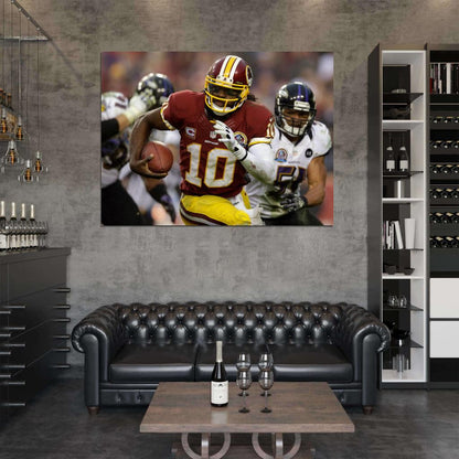 Robert Griffin III Washington Redskins Football Sport Wall Art Print Poster