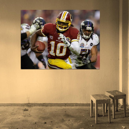 Robert Griffin III Washington Redskins Football Sport Wall Art Print Poster