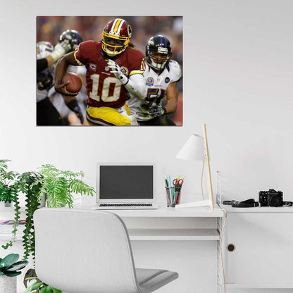 Robert Griffin III Washington Redskins Football Sport Wall Art Print Poster
