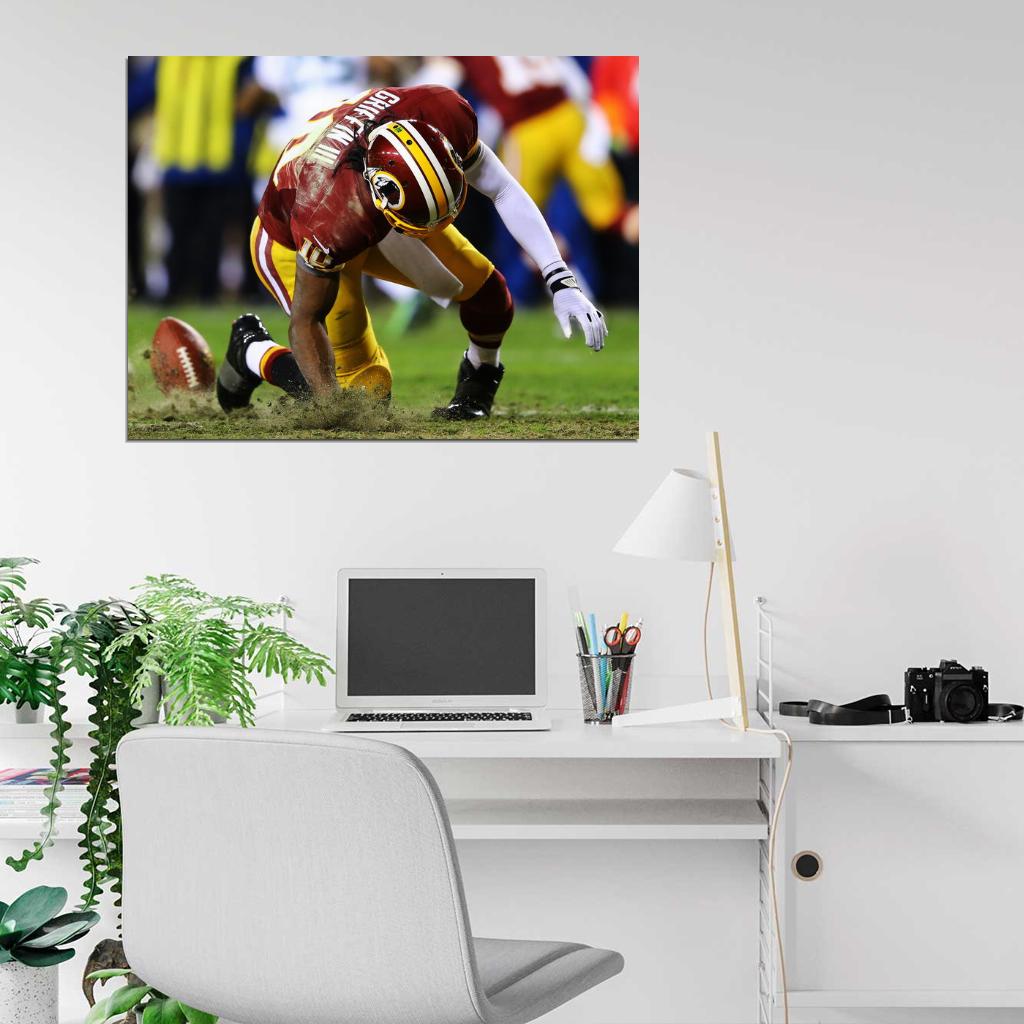 Robert Griffin III Washington Redskins Football Sport Wall Art Print Poster