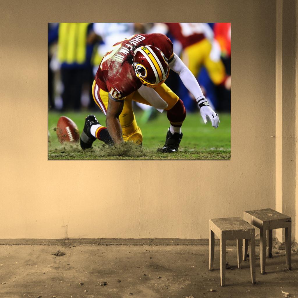 Robert Griffin III Washington Redskins Football Sport Wall Art Print Poster