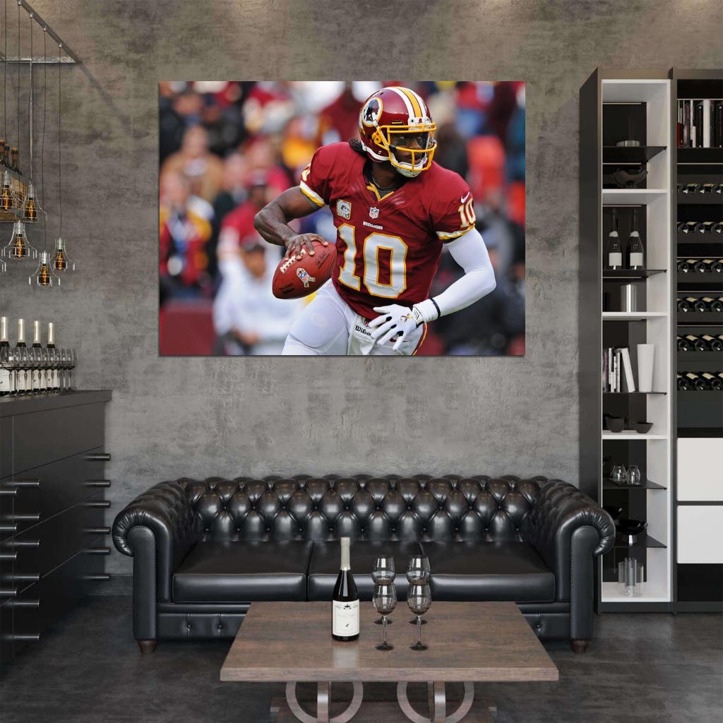 Robert Griffin III Washington Redskins Football Sport Wall Art Print Poster