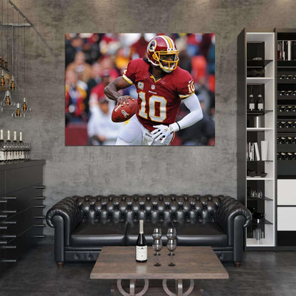 Robert Griffin III Washington Redskins Football Sport Wall Art Print Poster