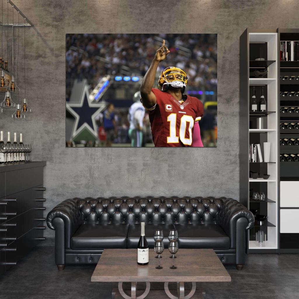 Robert Lee Griffin III Washington Redskins Football Sport Wall Art Print Poster