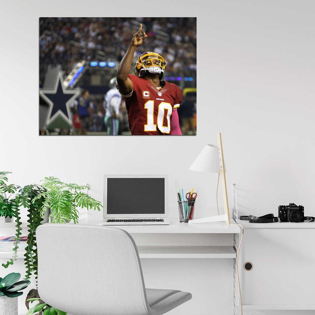Robert Lee Griffin III Washington Redskins Football Sport Wall Art Print Poster