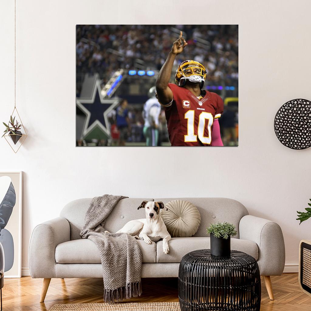 Robert Lee Griffin III Washington Redskins Football Sport Wall Art Print Poster