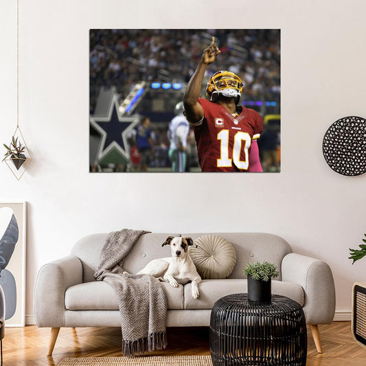Robert Lee Griffin III Washington Redskins Football Sport Wall Art Print Poster