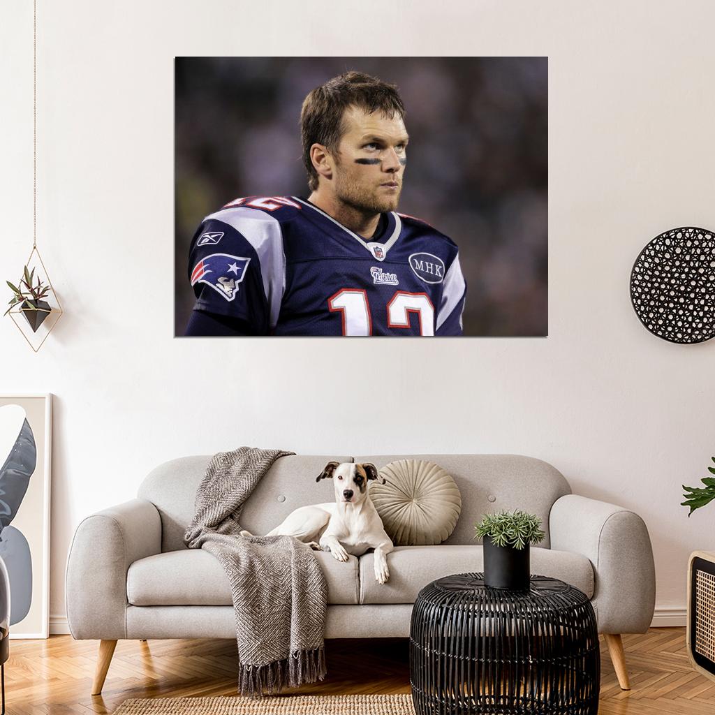 Thomas Edward Patrick Tom Brady Football Sport Wall Art Print Poster