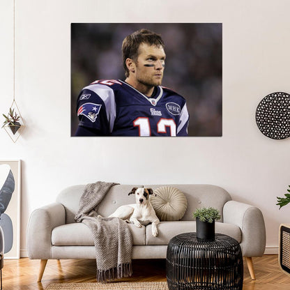 Thomas Edward Patrick Tom Brady Football Sport Wall Art Print Poster