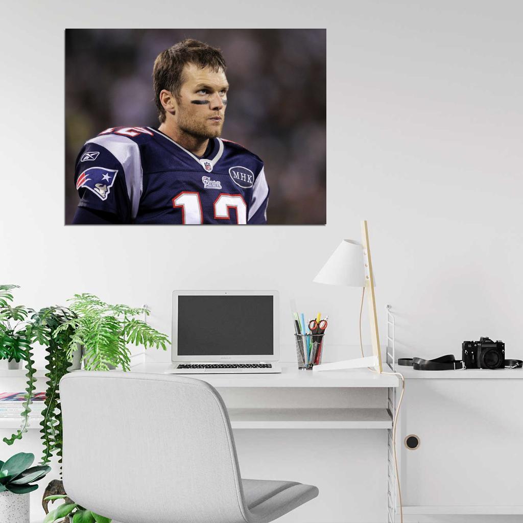 Thomas Edward Patrick Tom Brady Football Sport Wall Art Print Poster