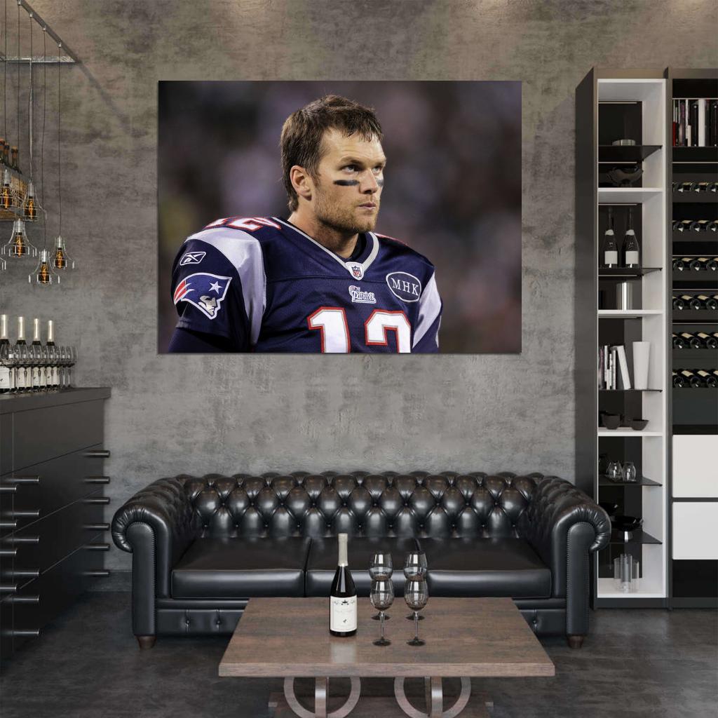 Thomas Edward Patrick Tom Brady Football Sport Wall Art Print Poster