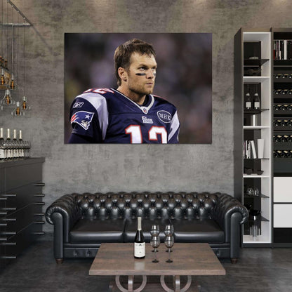 Thomas Edward Patrick Tom Brady Football Sport Wall Art Print Poster