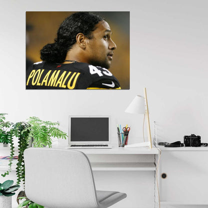 Troy Polamalu Football Sport Wall Art Print Poster