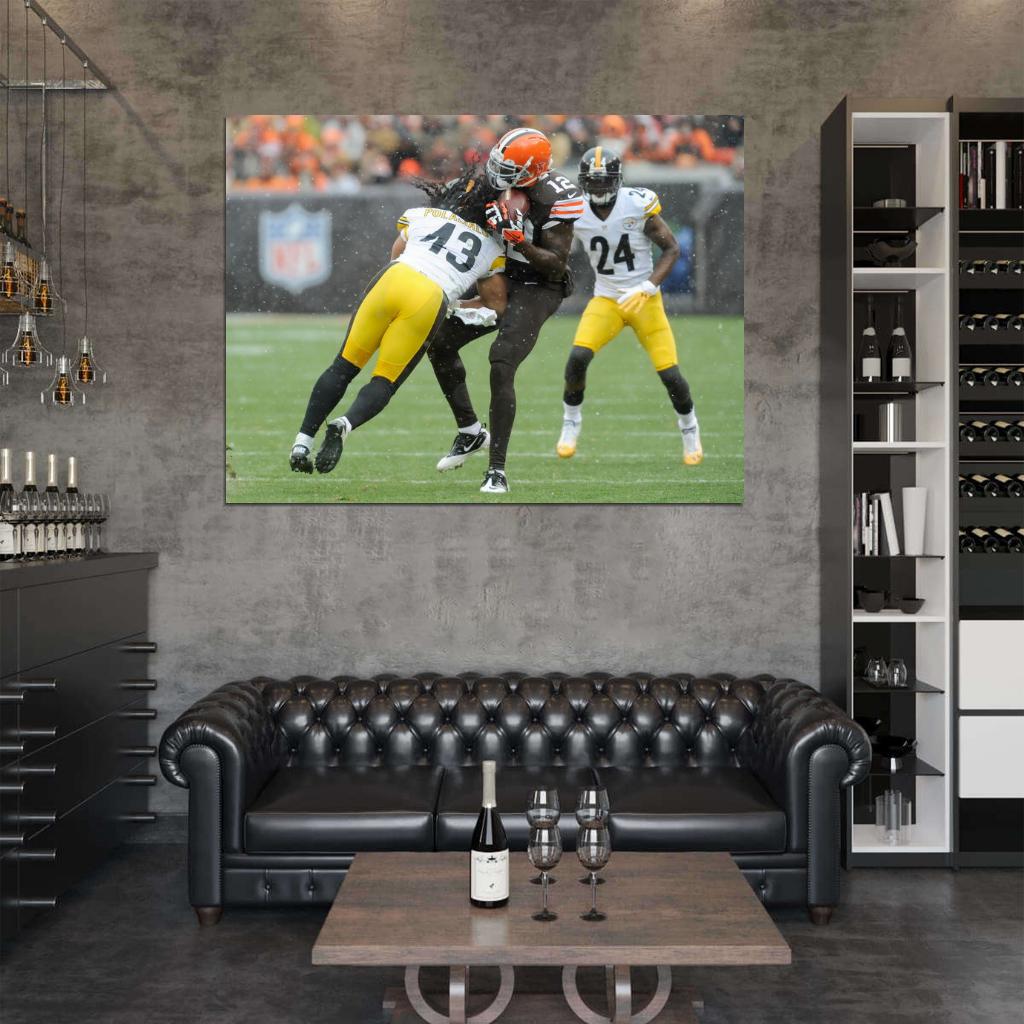Troy Polamalu Football Sport Wall Art Print Poster