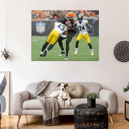 Troy Polamalu Football Sport Wall Art Print Poster