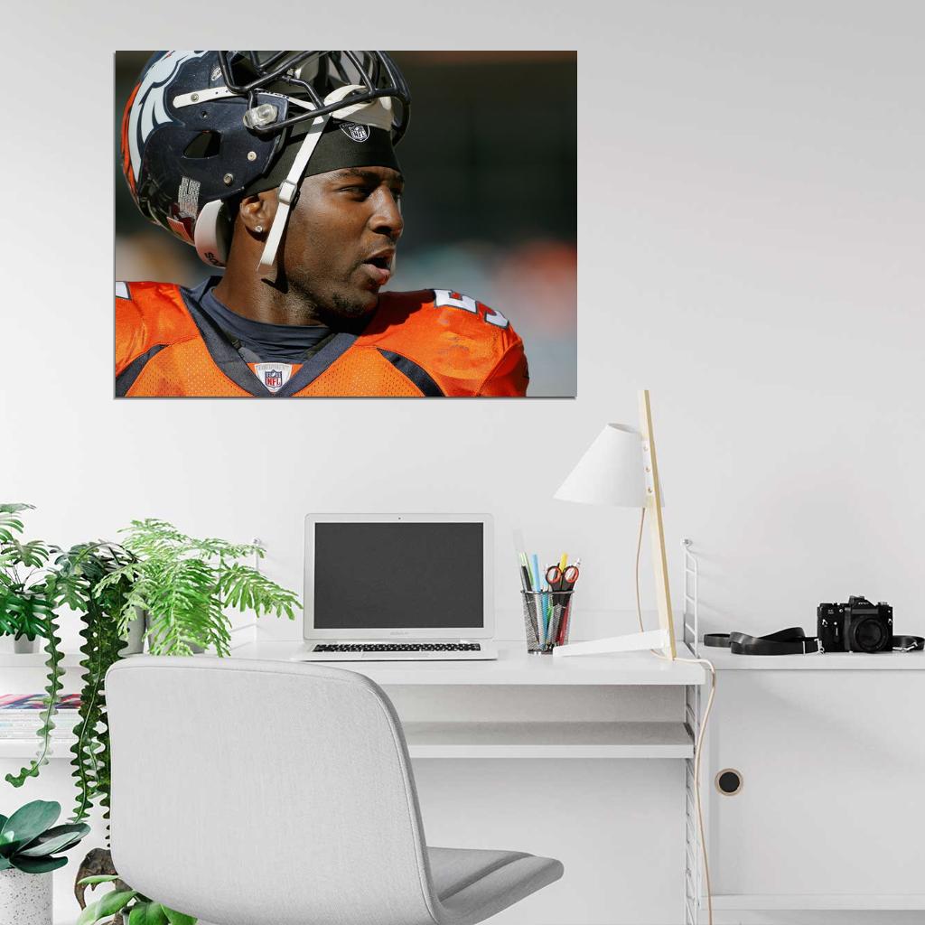 Von Miller Football Sport Wall Art Print Poster