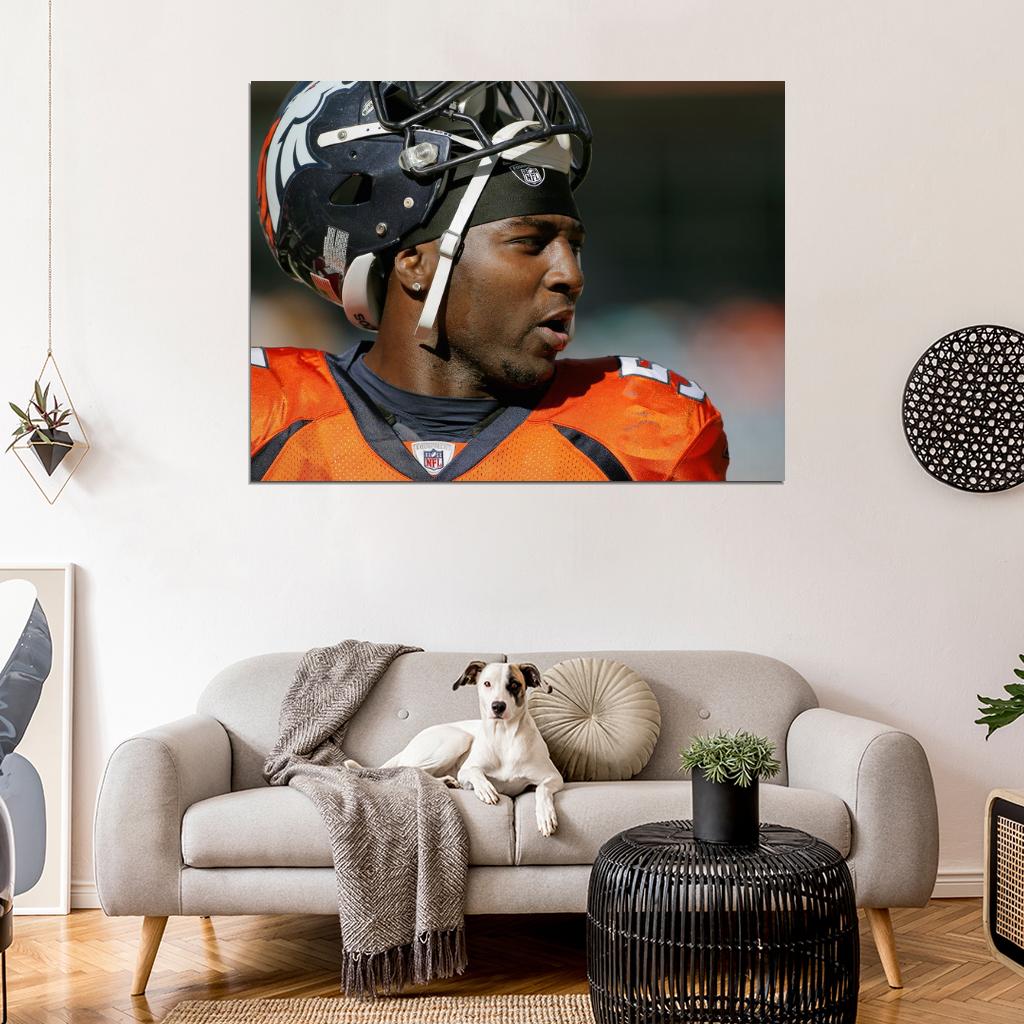 Von Miller Football Sport Wall Art Print Poster