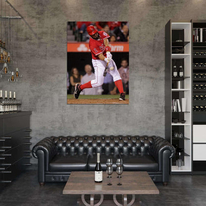 Albert Pujols Of Anaheim Baseball Sport Wall Art Print Poster