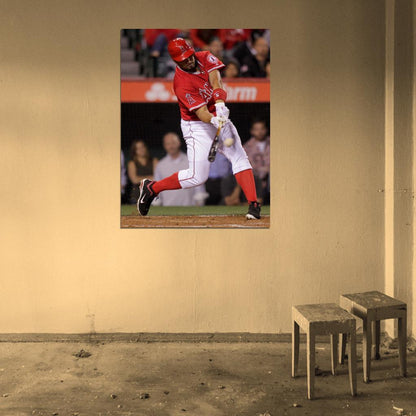 Albert Pujols Of Anaheim Baseball Sport Wall Art Print Poster