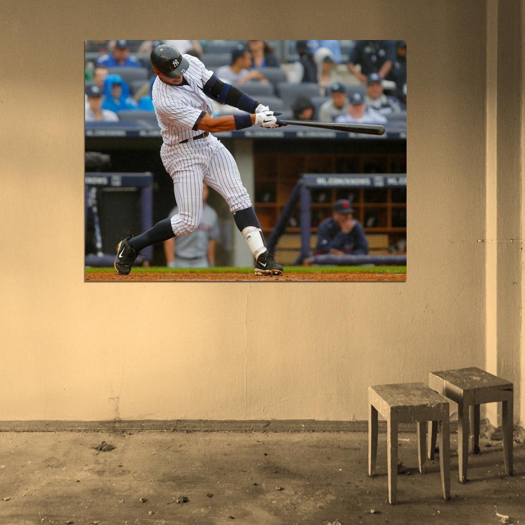 Alex Rodriguez Baseball Sport Wall Art Print Poster