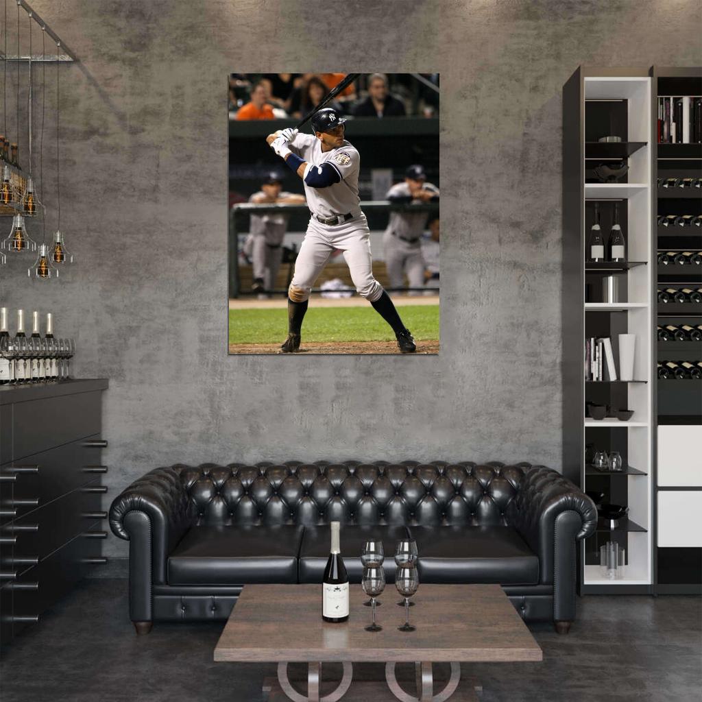 Alex Rodriguez Baseball Sport Wall Art Print Poster