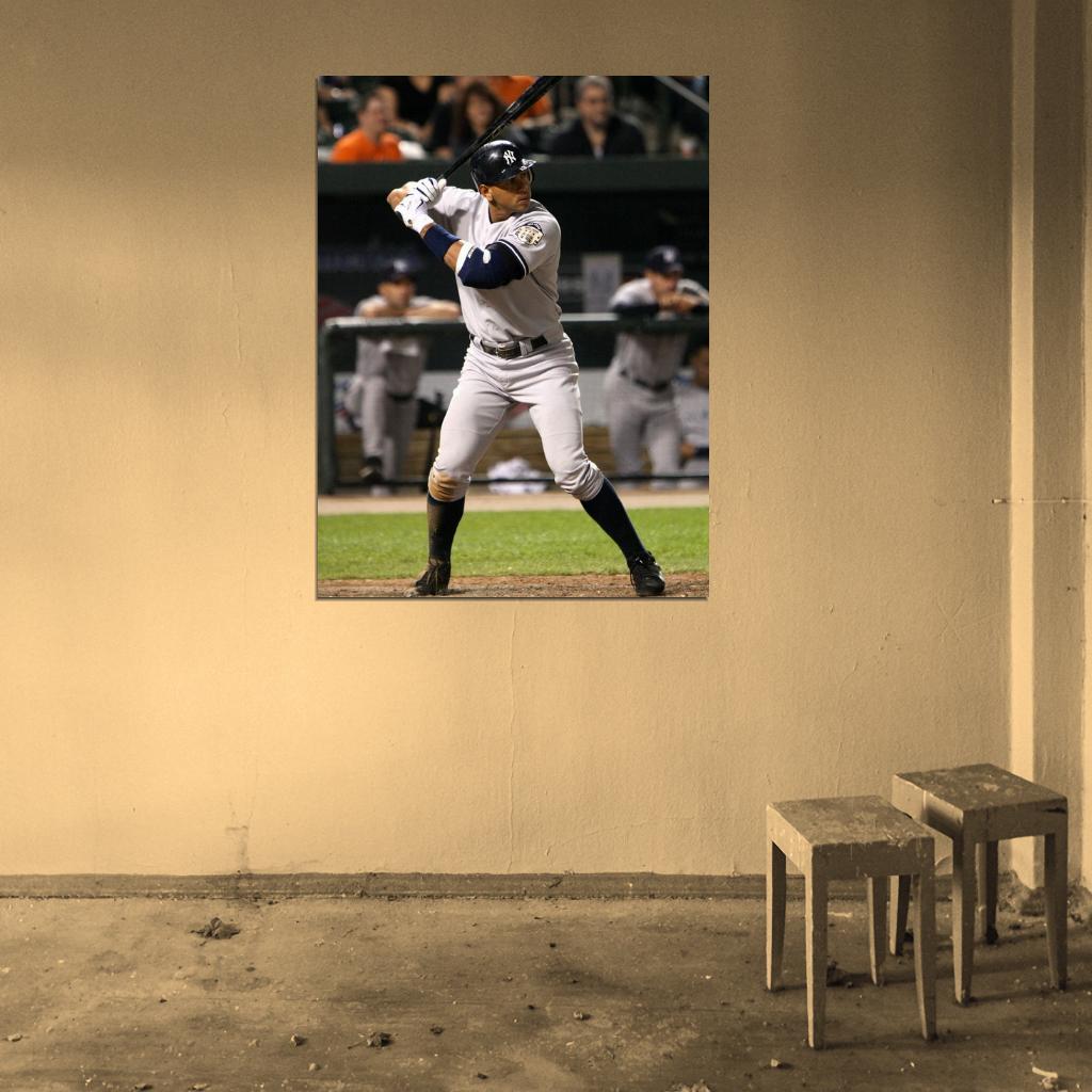 Alex Rodriguez Baseball Sport Wall Art Print Poster