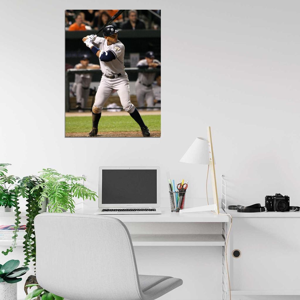 Alex Rodriguez Baseball Sport Wall Art Print Poster