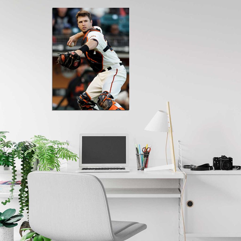 Buster Posey Baseball Sport Wall Art Print Poster