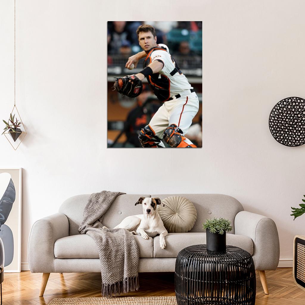 Buster Posey Baseball Sport Wall Art Print Poster