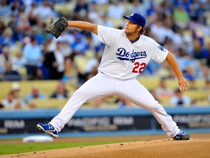 Clayton Kershaw Baseball Sport Wall Art Print Poster