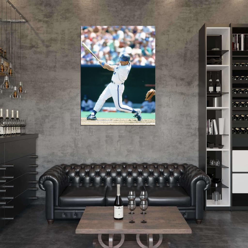 George Brett Classic Baseball Sport Wall Art Print Poster