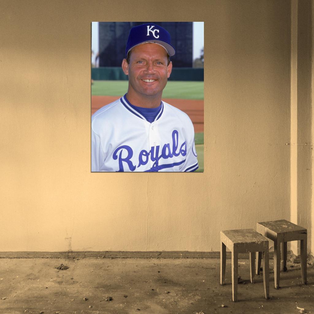 George Brett Classic Baseball Sport Wall Art Print Poster