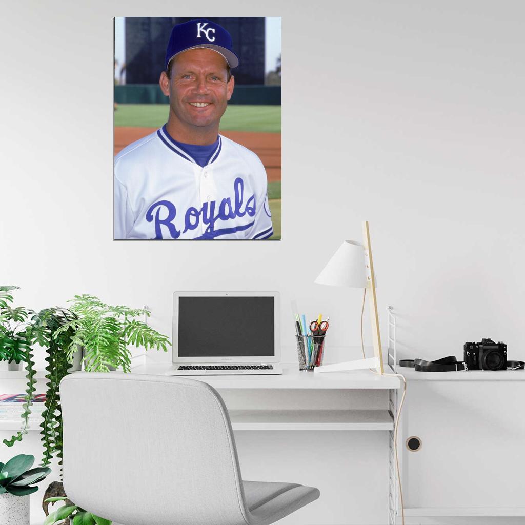 George Brett Classic Baseball Sport Wall Art Print Poster
