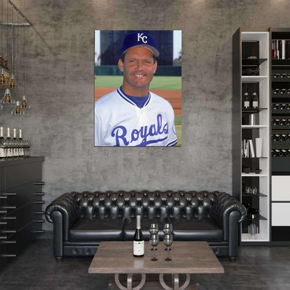 George Brett Classic Baseball Sport Wall Art Print Poster