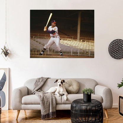 Henry Louis Hank Aaron Classic Baseball Sport Wall Art Print Poster