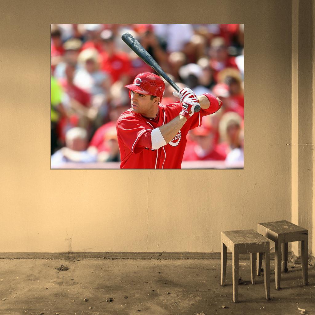 Joey Votto Baseball Sport Wall Art Print Poster