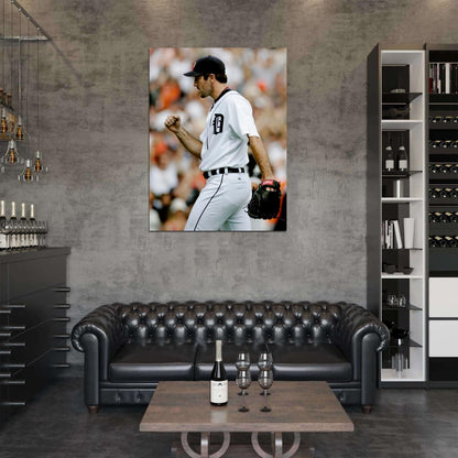 Justin Verlander Baseball Sport Wall Art Print Poster