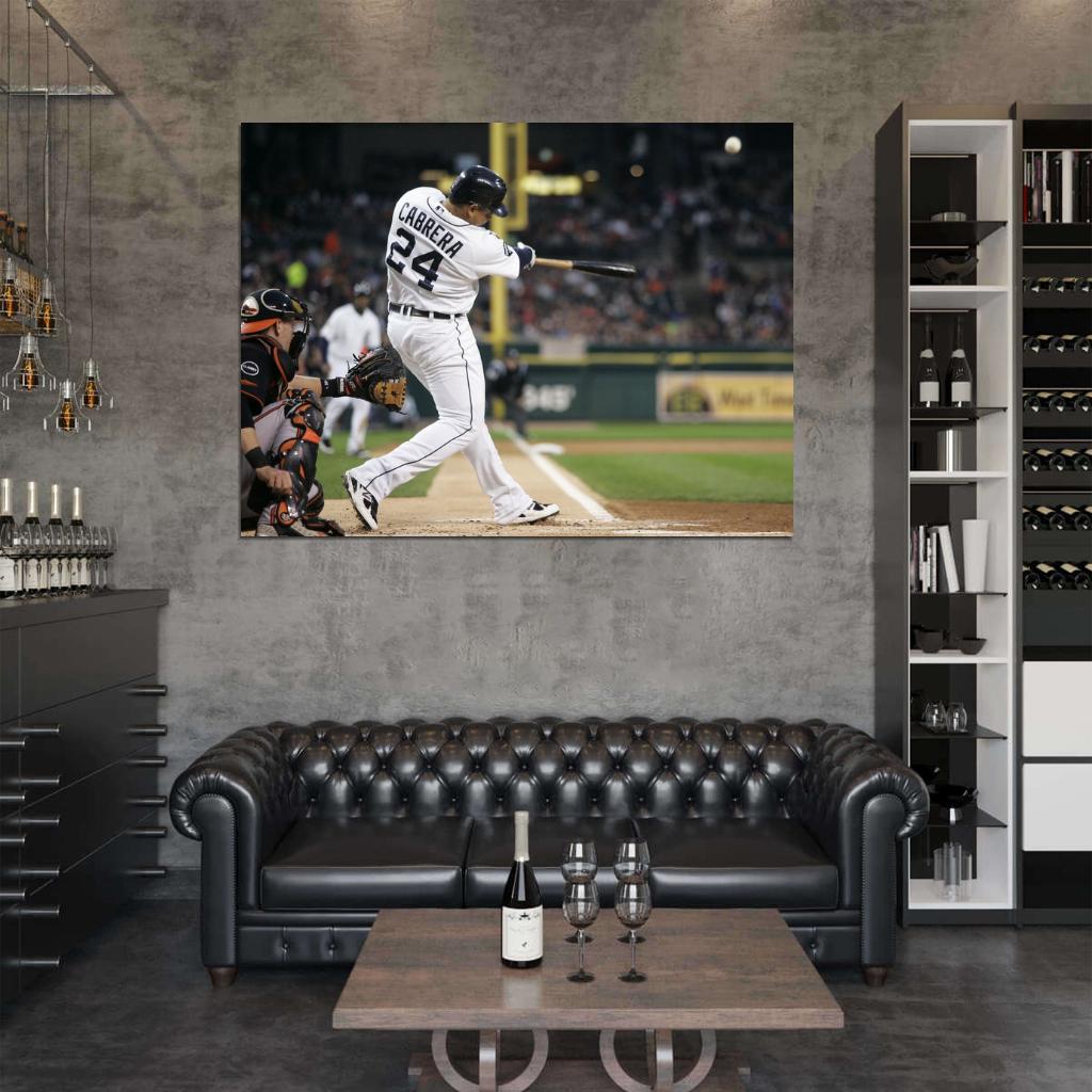 Jose Miguel Cabrera Torres Baseball Sport Wall Art Print Poster