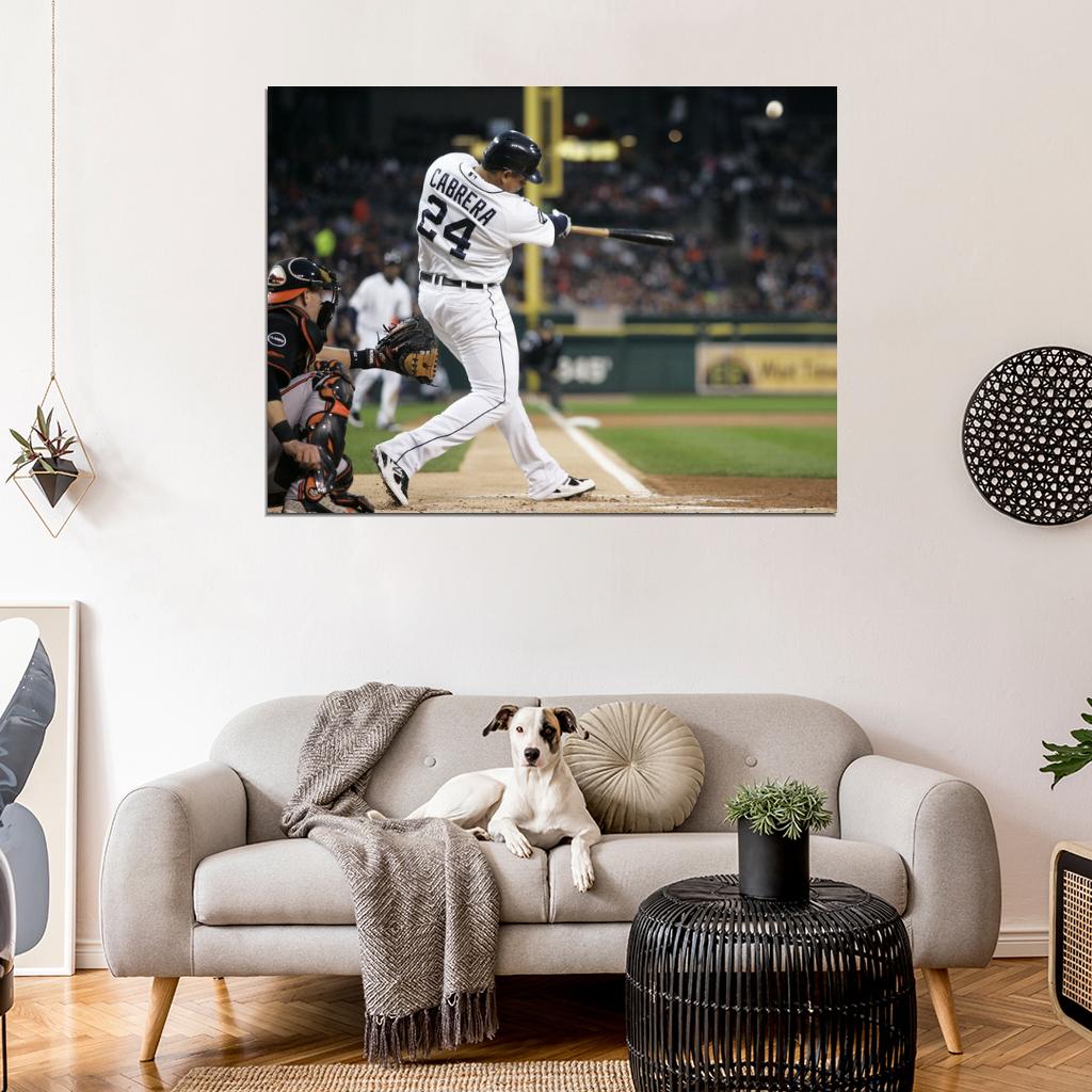 Jose Miguel Cabrera Torres Baseball Sport Wall Art Print Poster