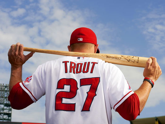 Mike Trout of Anaheim Baseball Sport Wall Art Print Poster